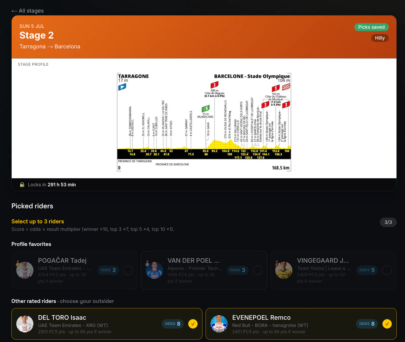 Prono Tour ·  screenshot 2