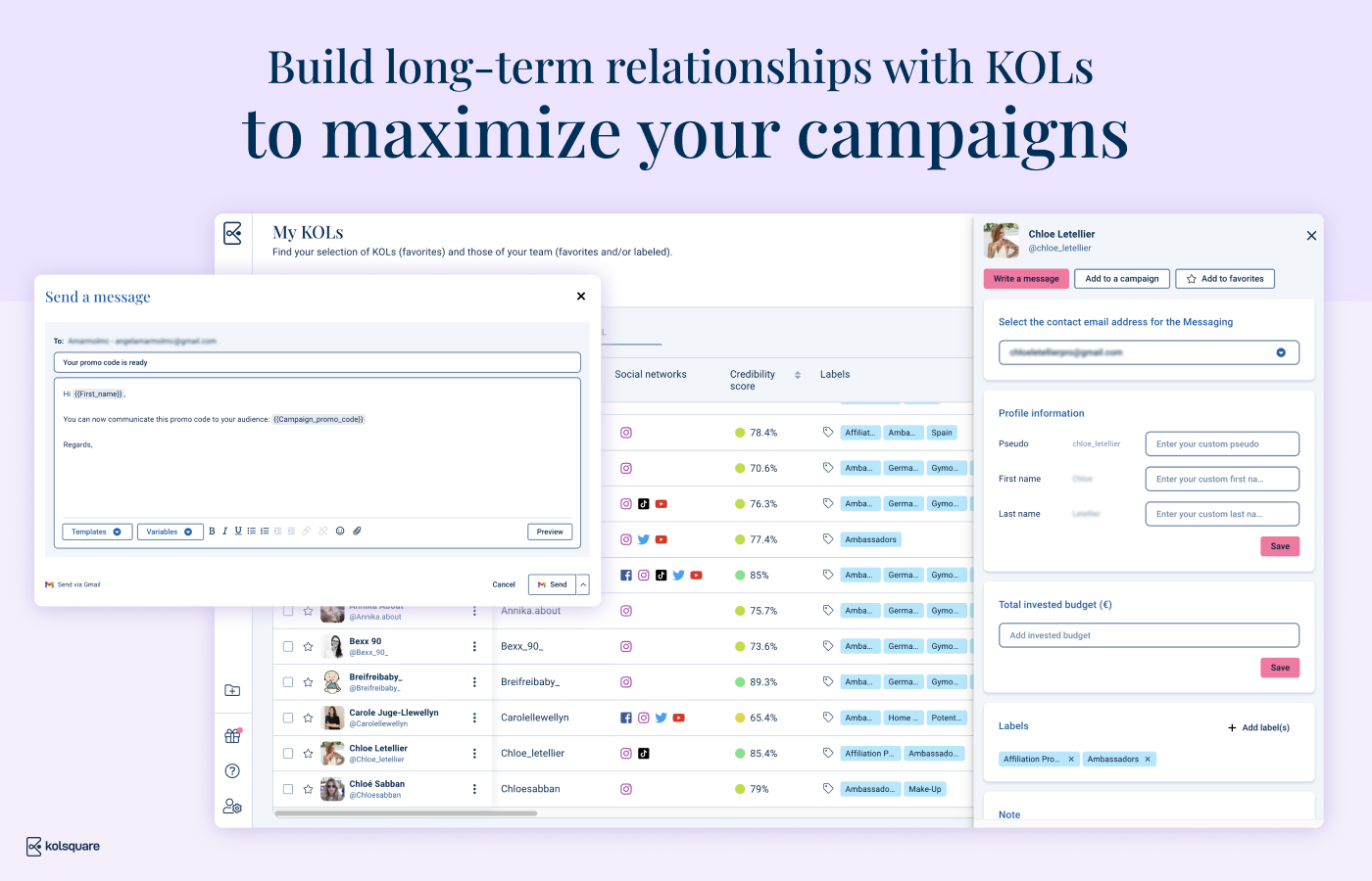 Kolsquare Chrome 확장 media 2
