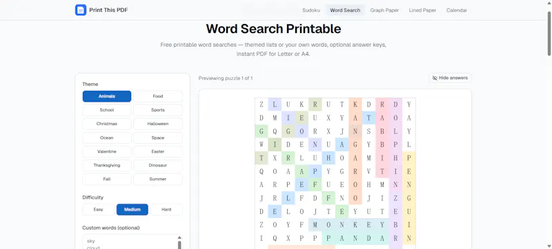 Print This PDF screenshot 3