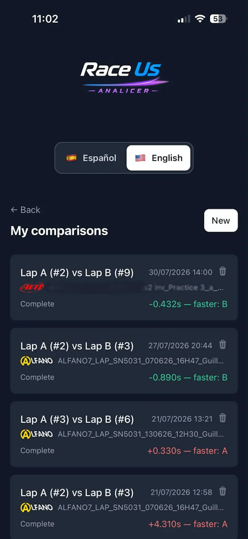 IngresarRace-US Analicer screenshot 4