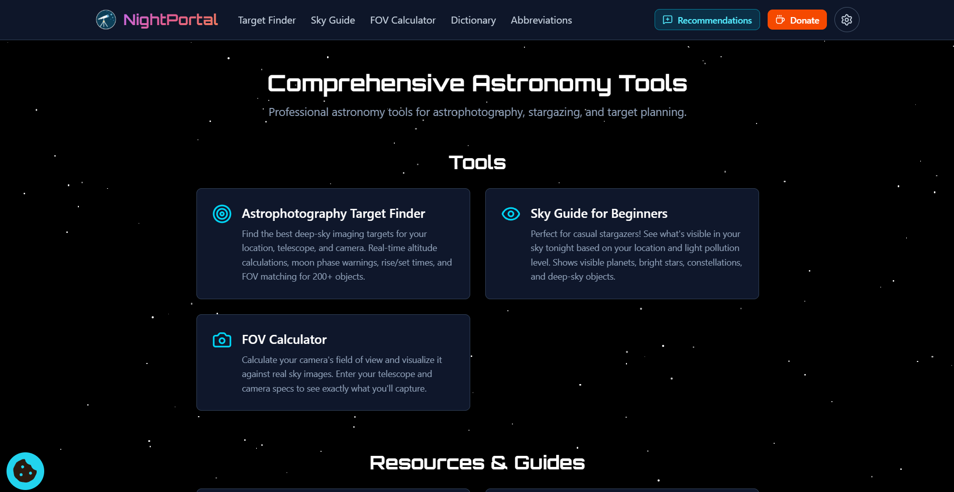 NightPortal - Main product screenshot demonstrating key features and user interface