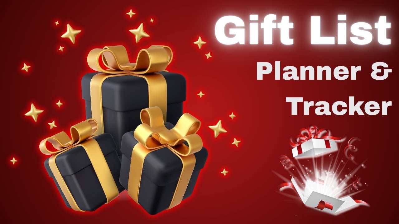 Gift List Planner & Tracker gallery image