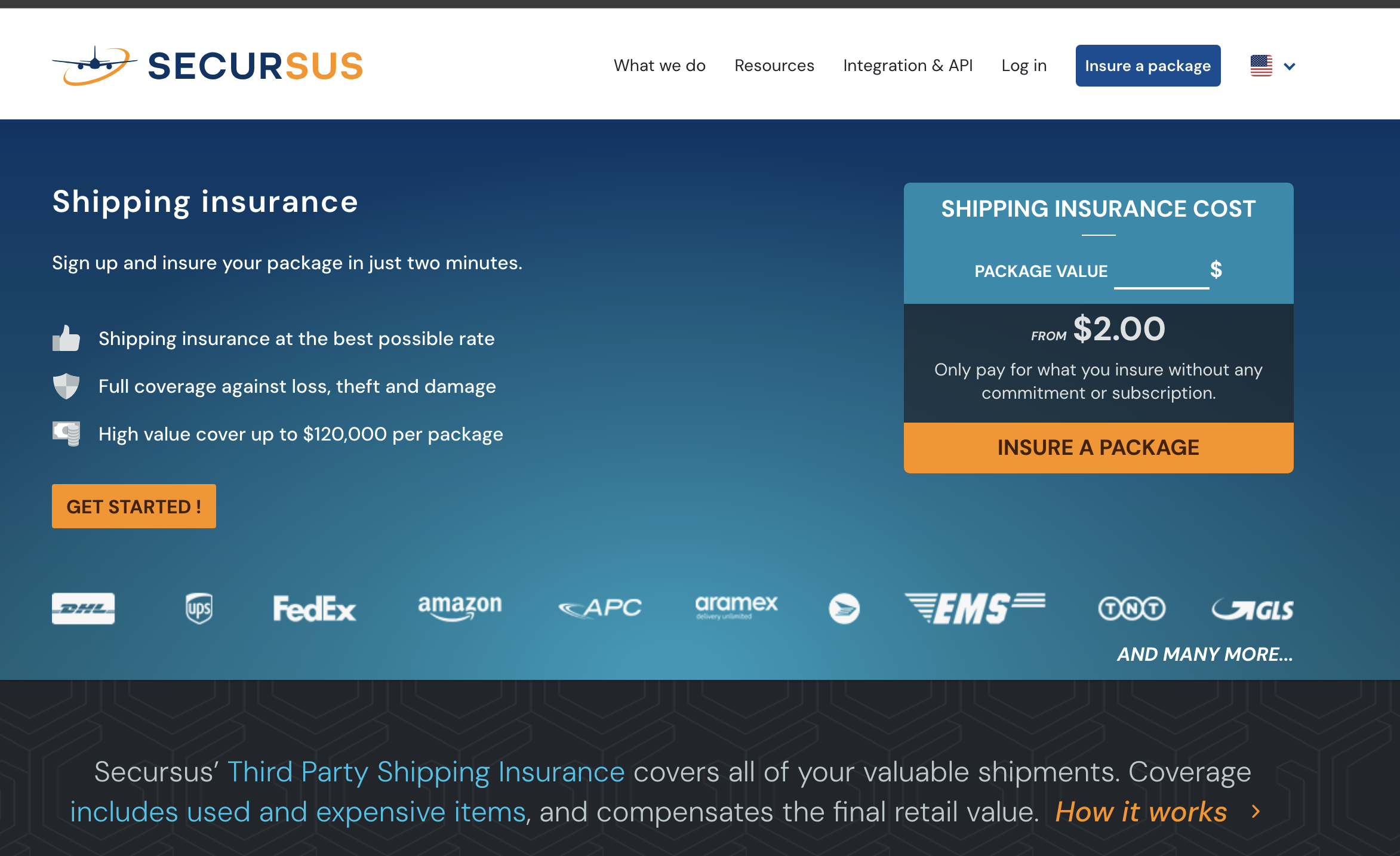 Secursus Shipping Insurance gallery image
