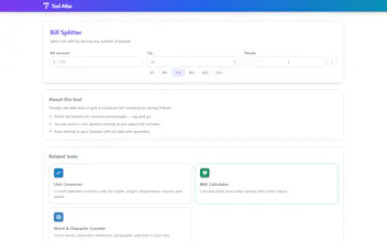 Tool Atlas: Free Online Toolbox gallery image