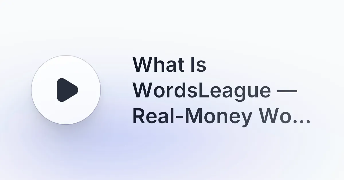 WordsLeague gallery image