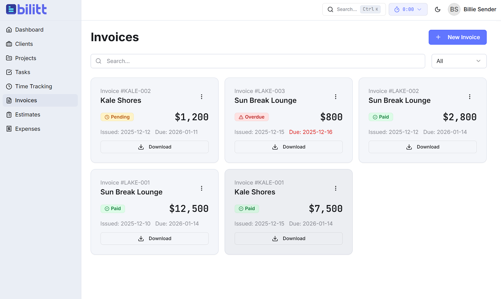 Bilitt - Screenshot 3 showing product features and functionality