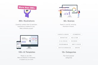 Huge Illustration Pack & Creator gallery image