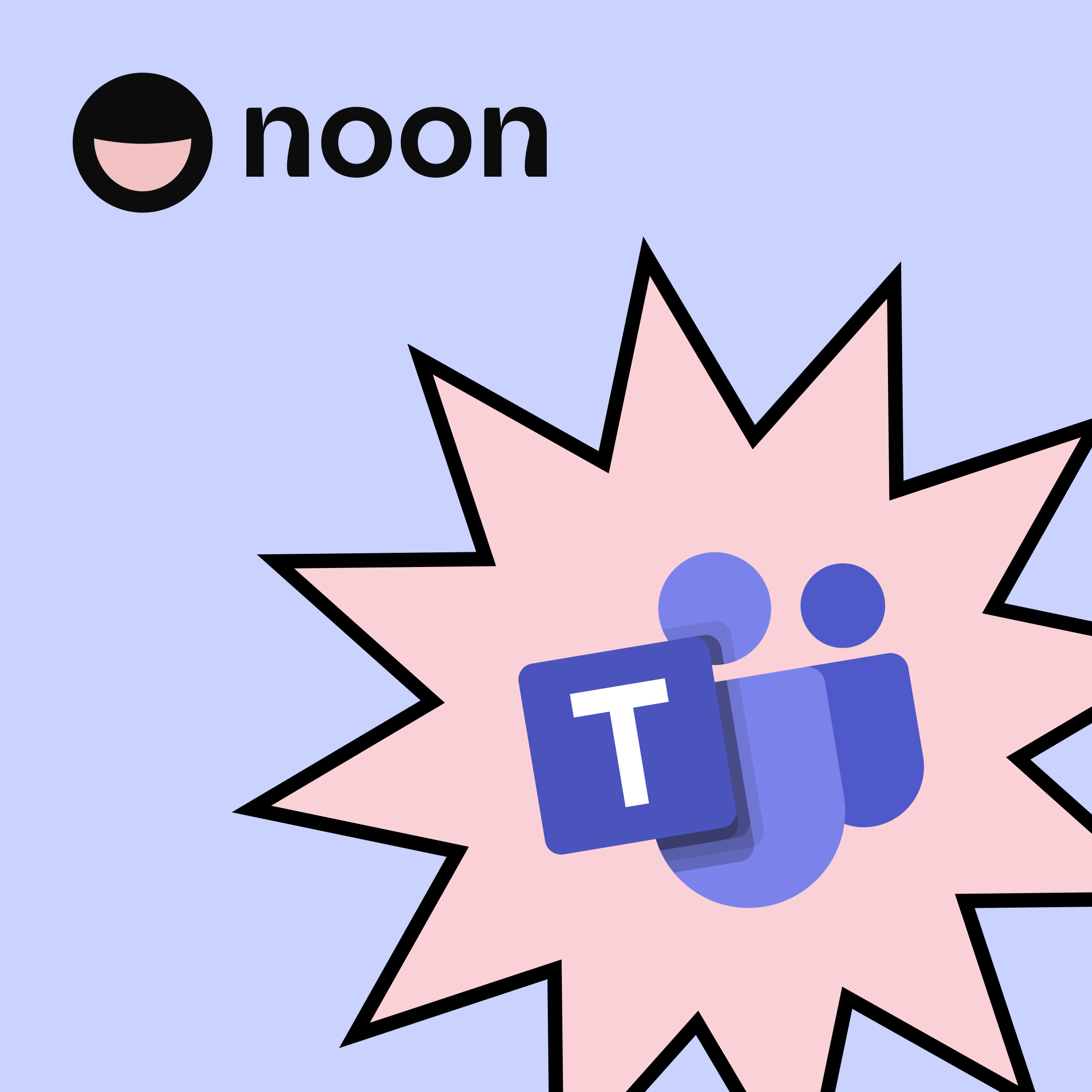 Noon x Microsoft Teams logo