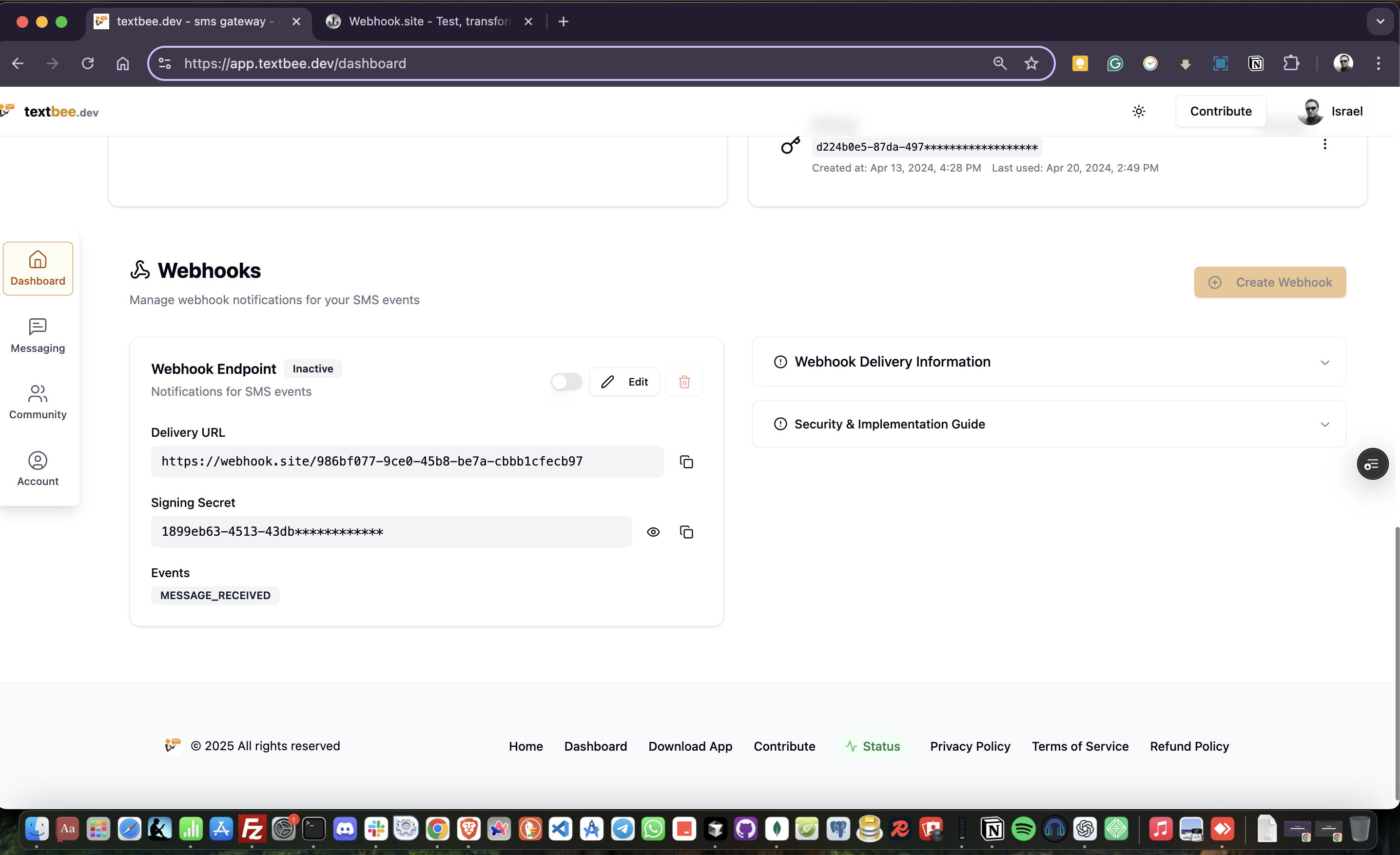 Textbee.dev 메시징 v2.6 - 오픈 소스 Twillio 대안 미디어 2