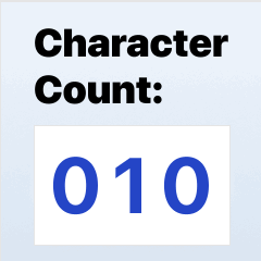 CharacterCounter