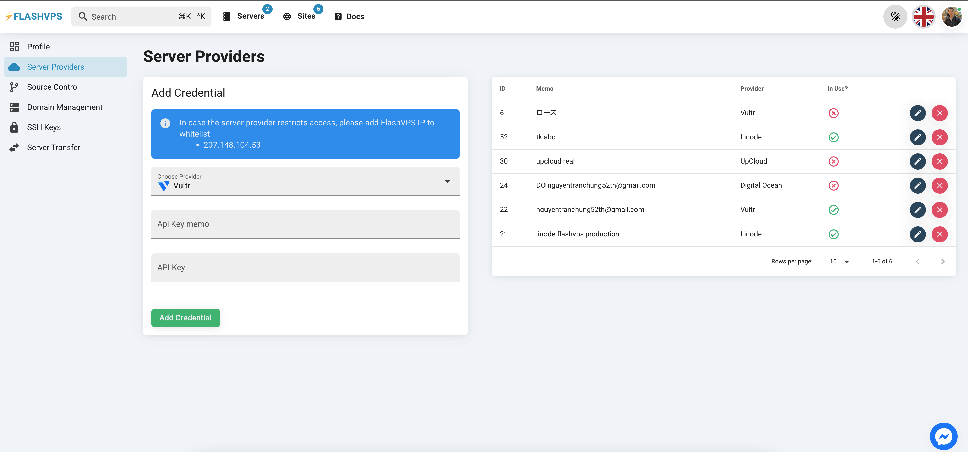 FlashVPS gallery image
