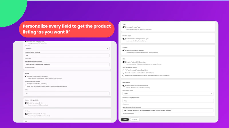 Filleo: AI Product Builder For Shopify screenshot 3
