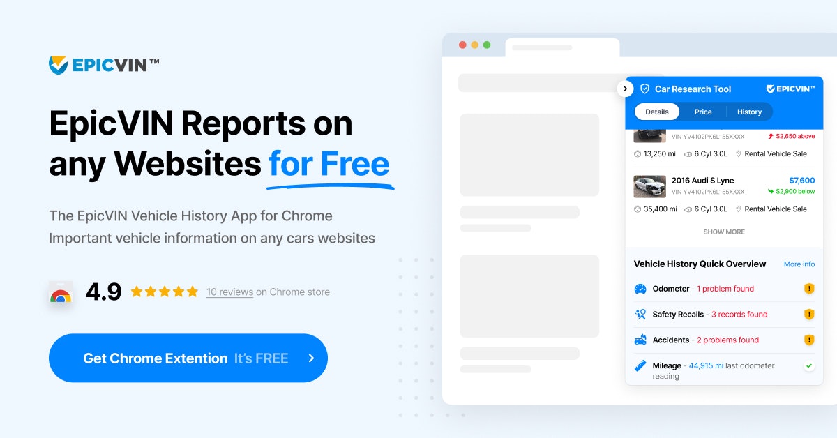 Chrome için Epicvin Araç Tarih Uygulaması media 2