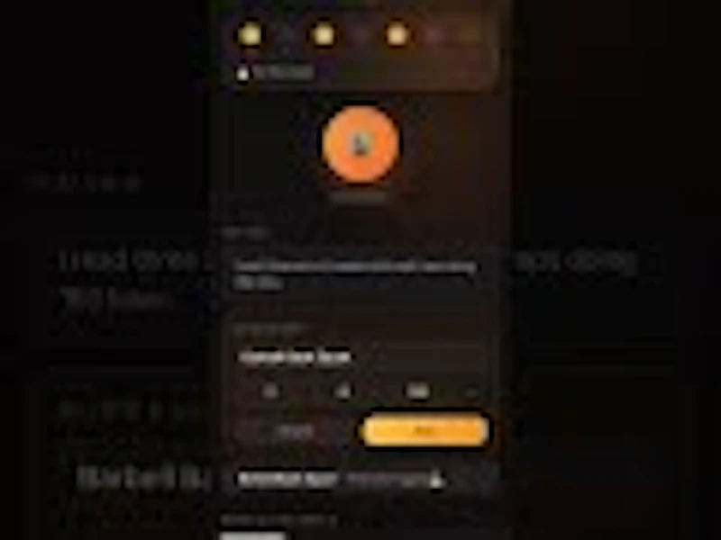SaySet — Voice Workout Logger screenshot 1 (video preview)