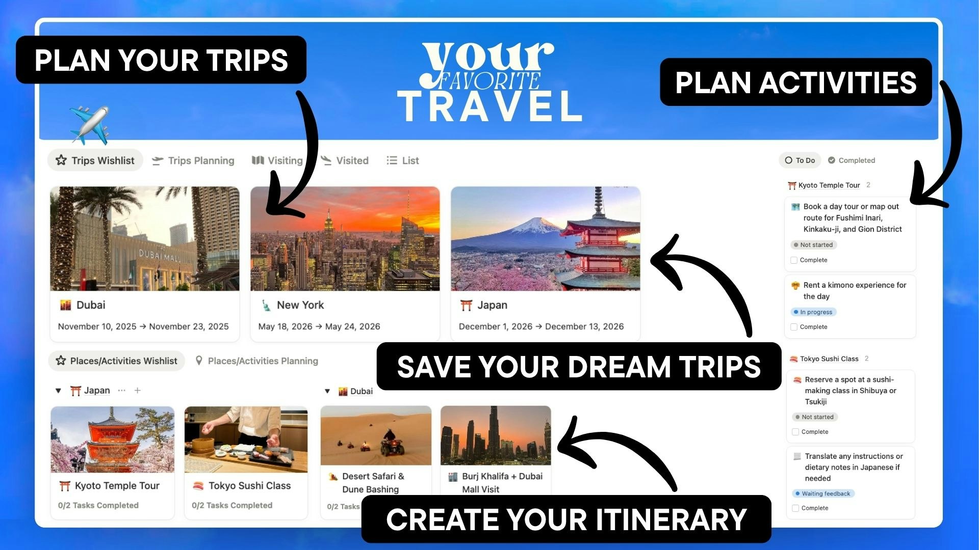 Your Favorite Life | Notion Life OS gallery image