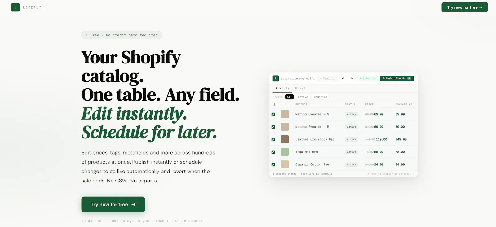 Lederly screenshot 2