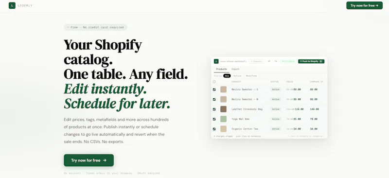 Lederly screenshot 2