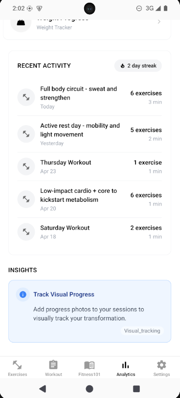 Hayal Fitness App gallery image