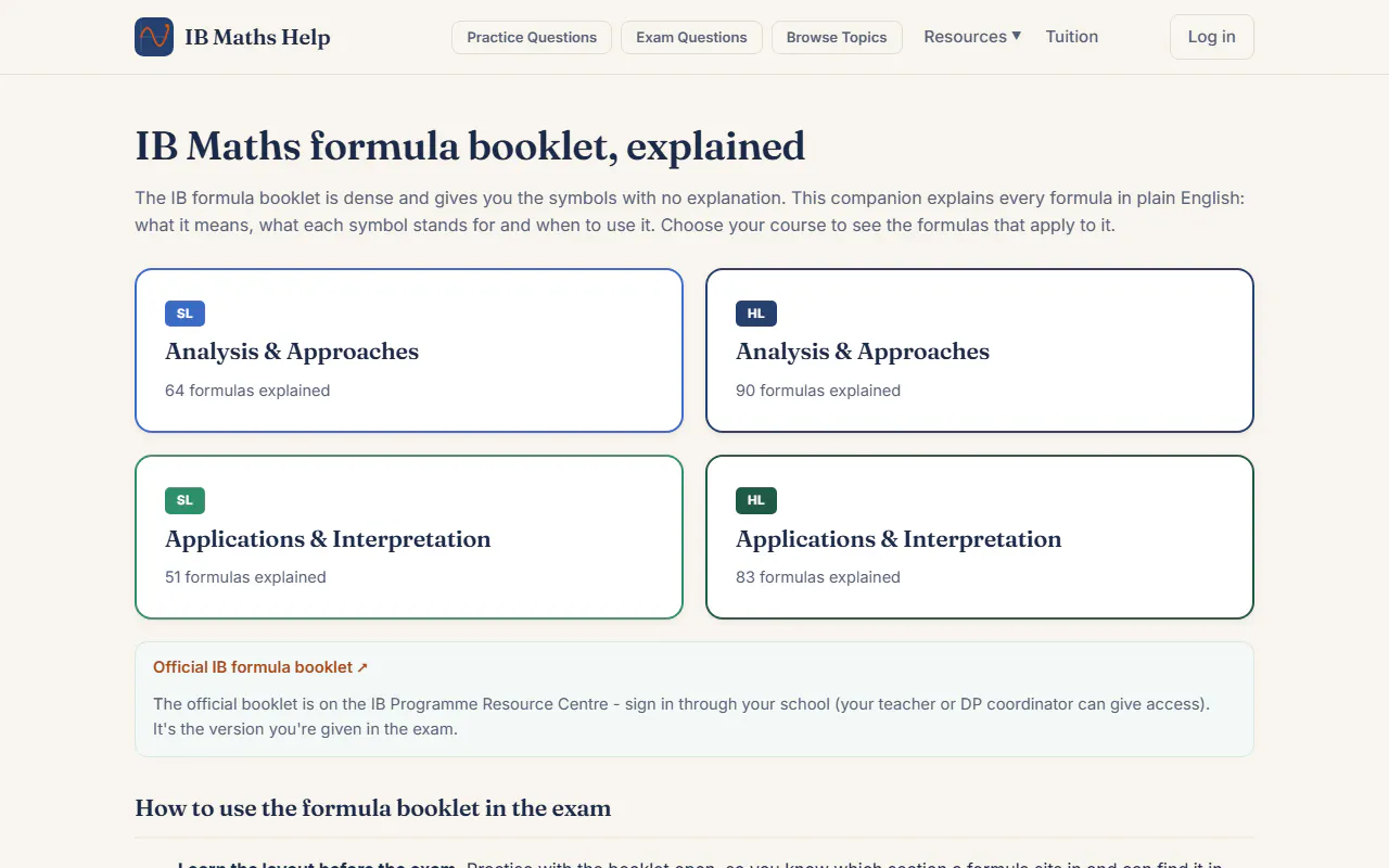 IB Maths Help gallery image