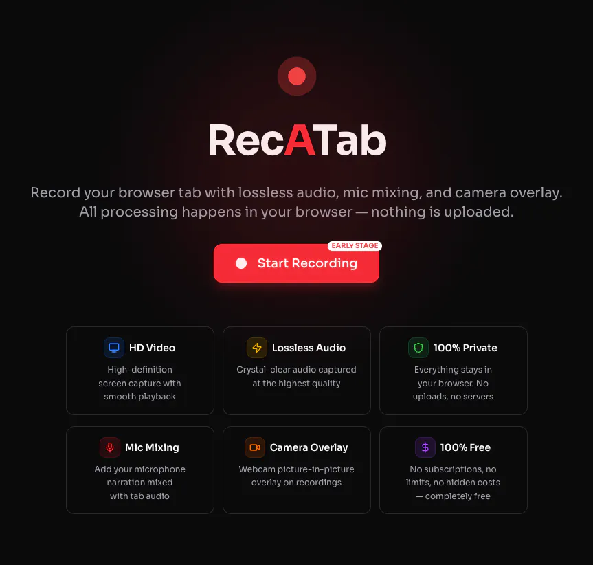 RecATab gallery image