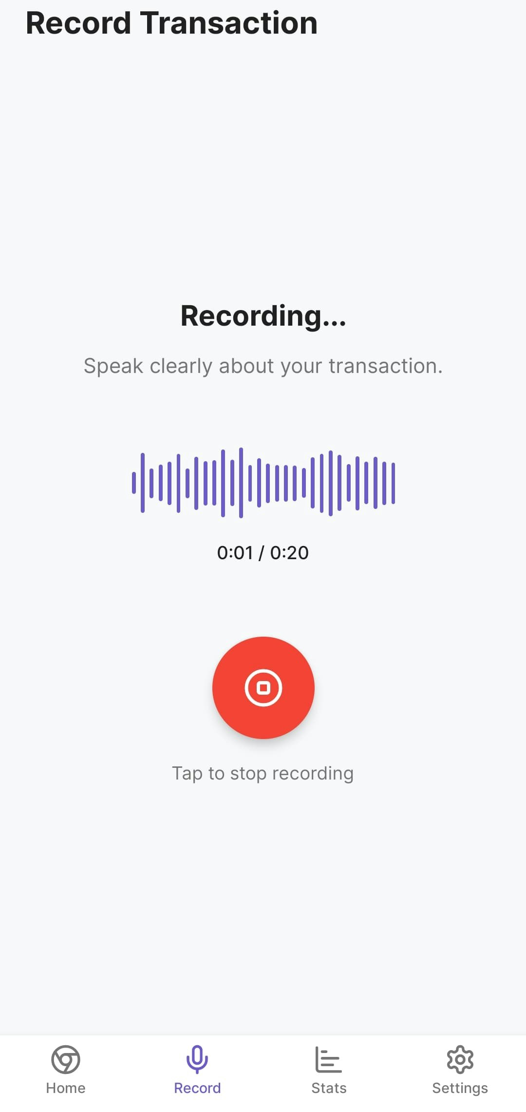 MoneyTalk - Tracker finanziario basato sulla voce media 2