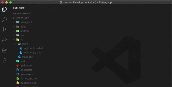 Flutter Redux Gen (FRG) gallery image