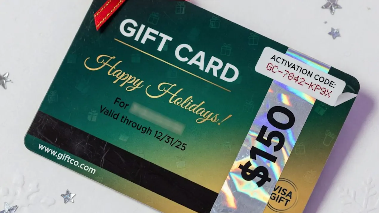Gift Card offer product