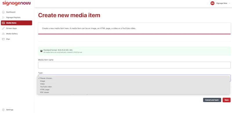 SignageNow screenshot 3