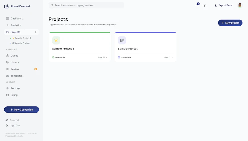 SheetConvert screenshot 2