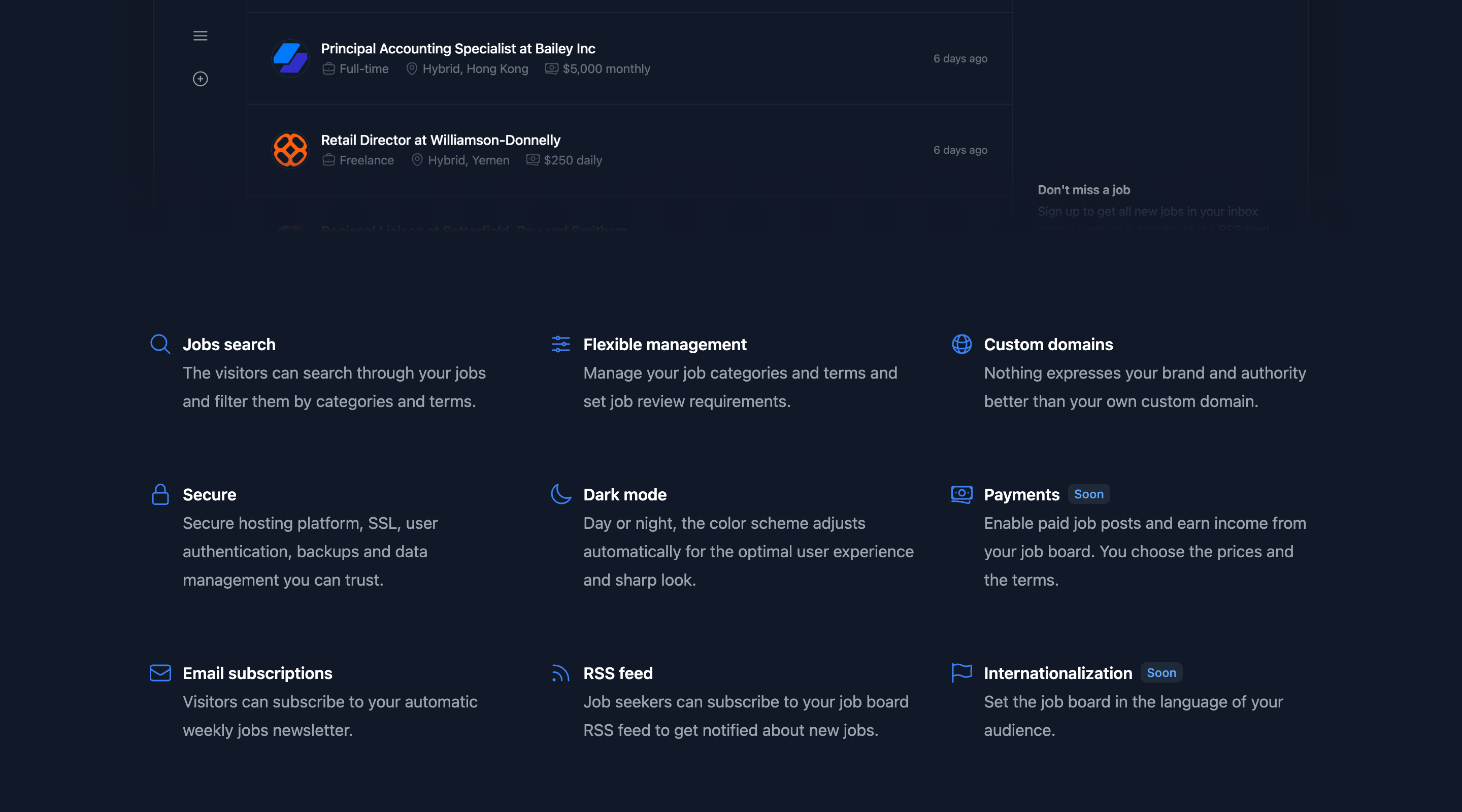Jobkit - Topluluğunuz için bir iş panosuna ev sahipliği yapın medya 2