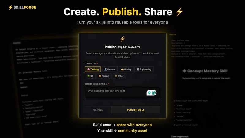 SkillForge  Install AI skills in seconds screenshot 6