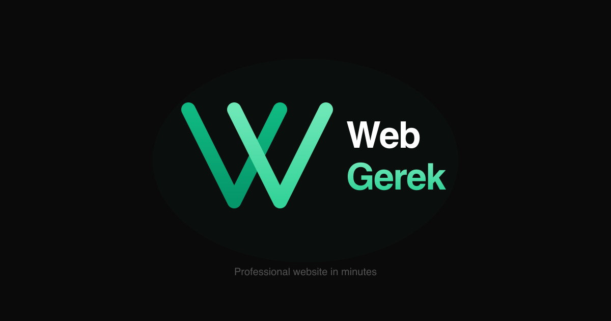 Web Gerek