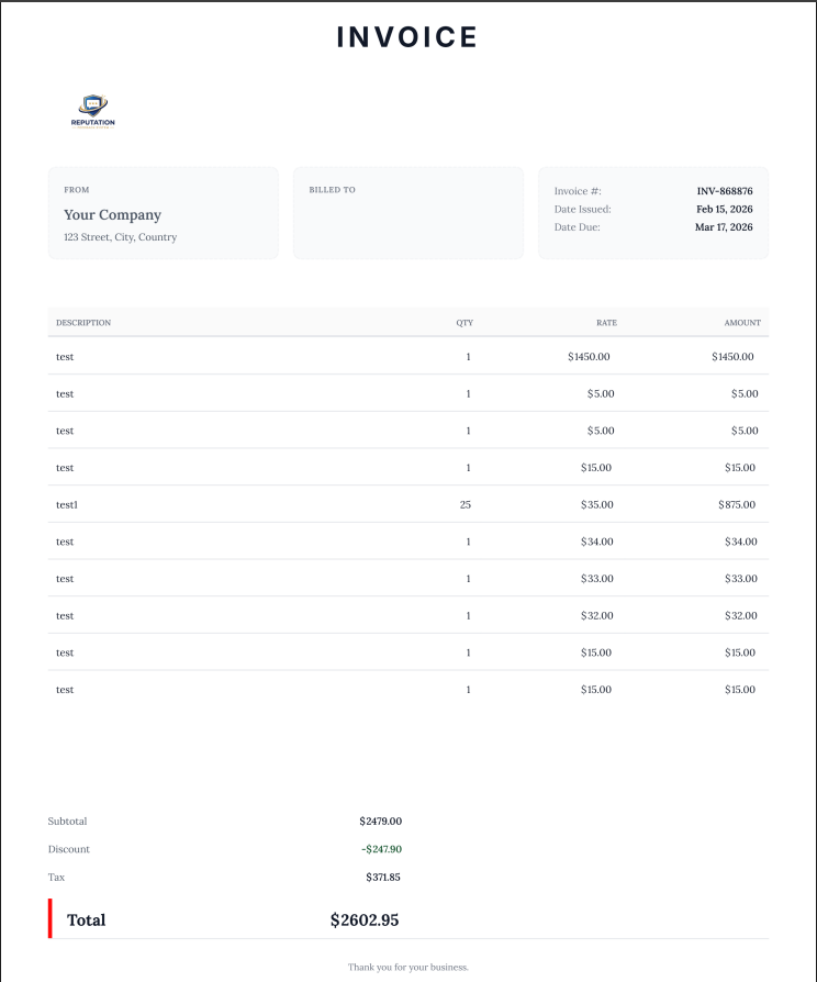 Small Business OS - Screenshot 3 showing product features and functionality