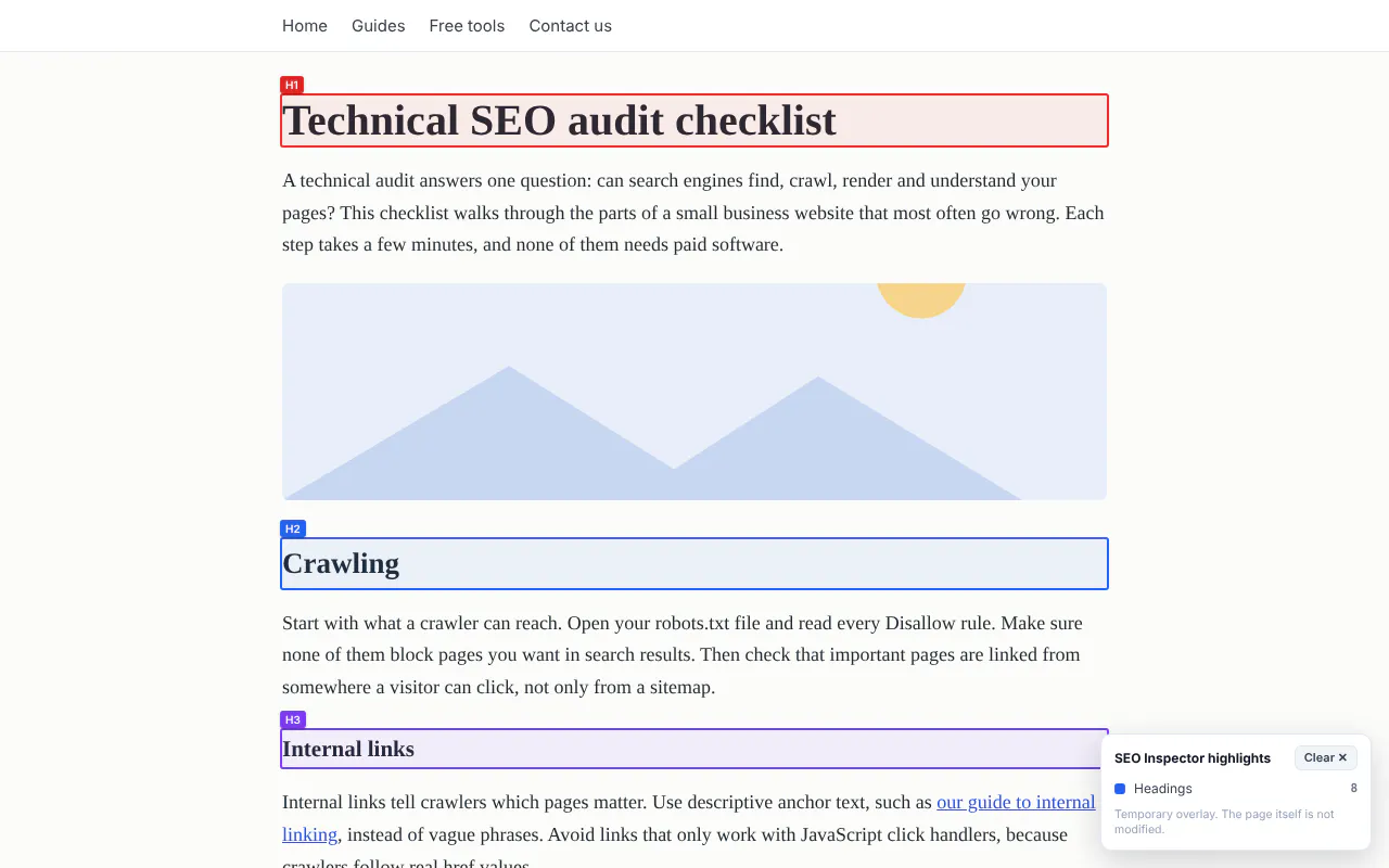 SEO Inspector gallery image