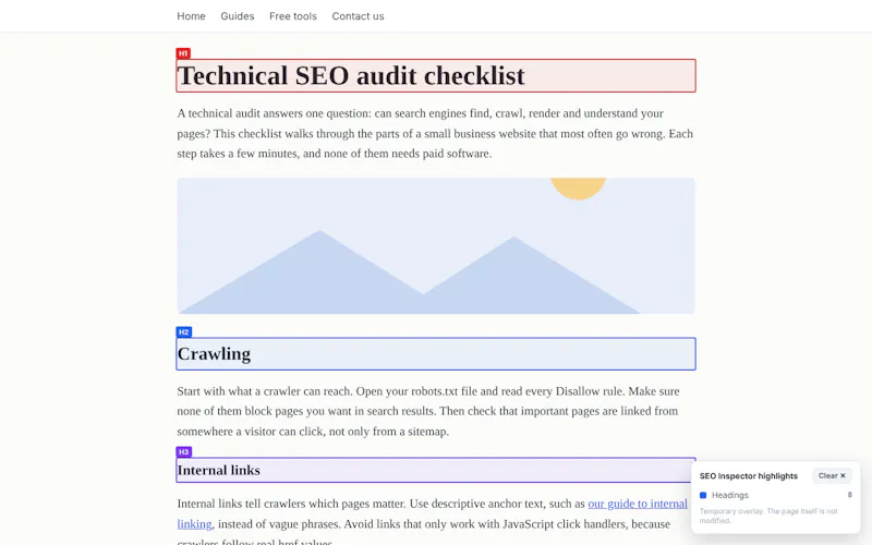 SEO Inspector screenshot 10