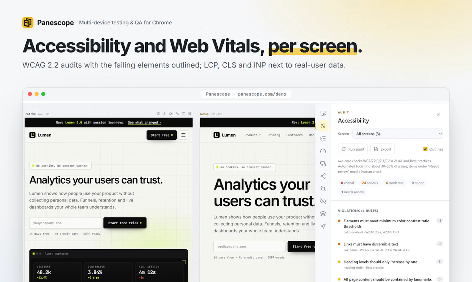 Panescope screenshot 3