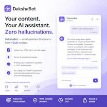 DakshaBot - AI Knowledge Assistants gallery image