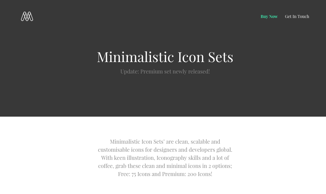 Minimalistic Icon Set gallery image