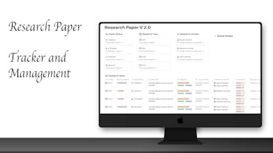 Research Paper Tracker & Mgmt - Notion gallery image