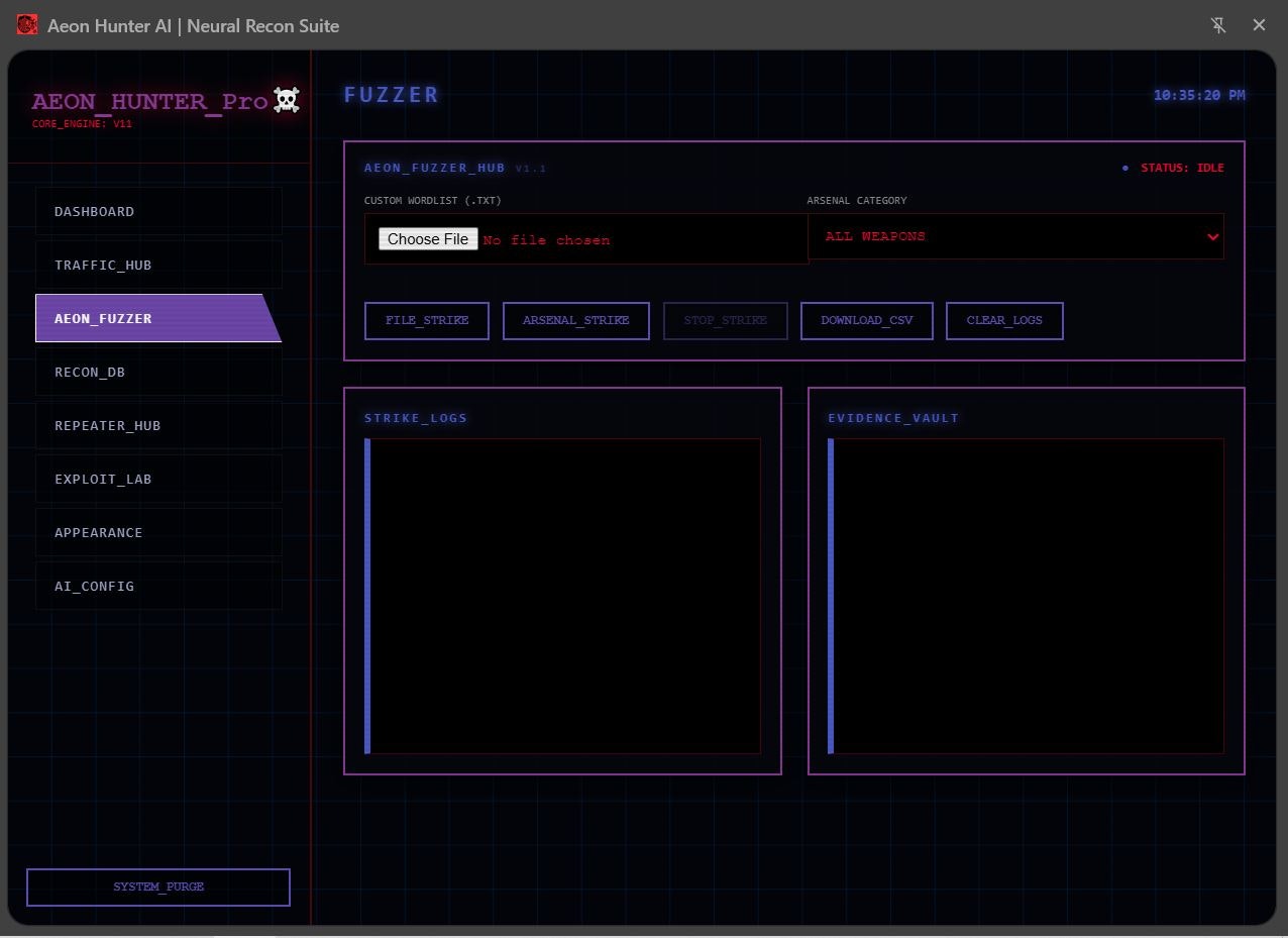 AEON HUNTER PRO - Screenshot 3 showing product features and functionality
