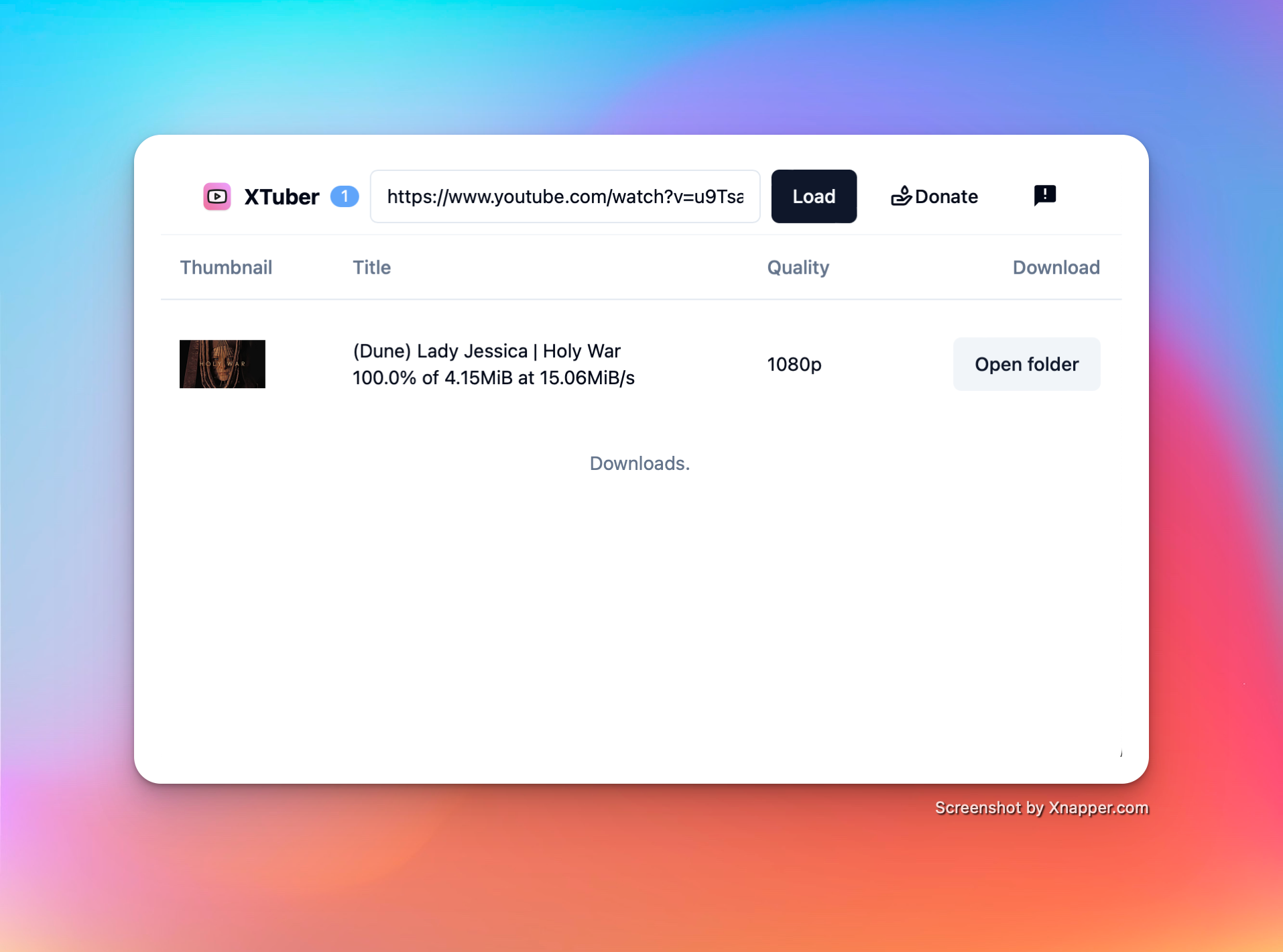 Xtuber - ดาวน์โหลด YouTube ฟรีและง่ายดายสำหรับเดสก์ท็อปของคุณ media 3