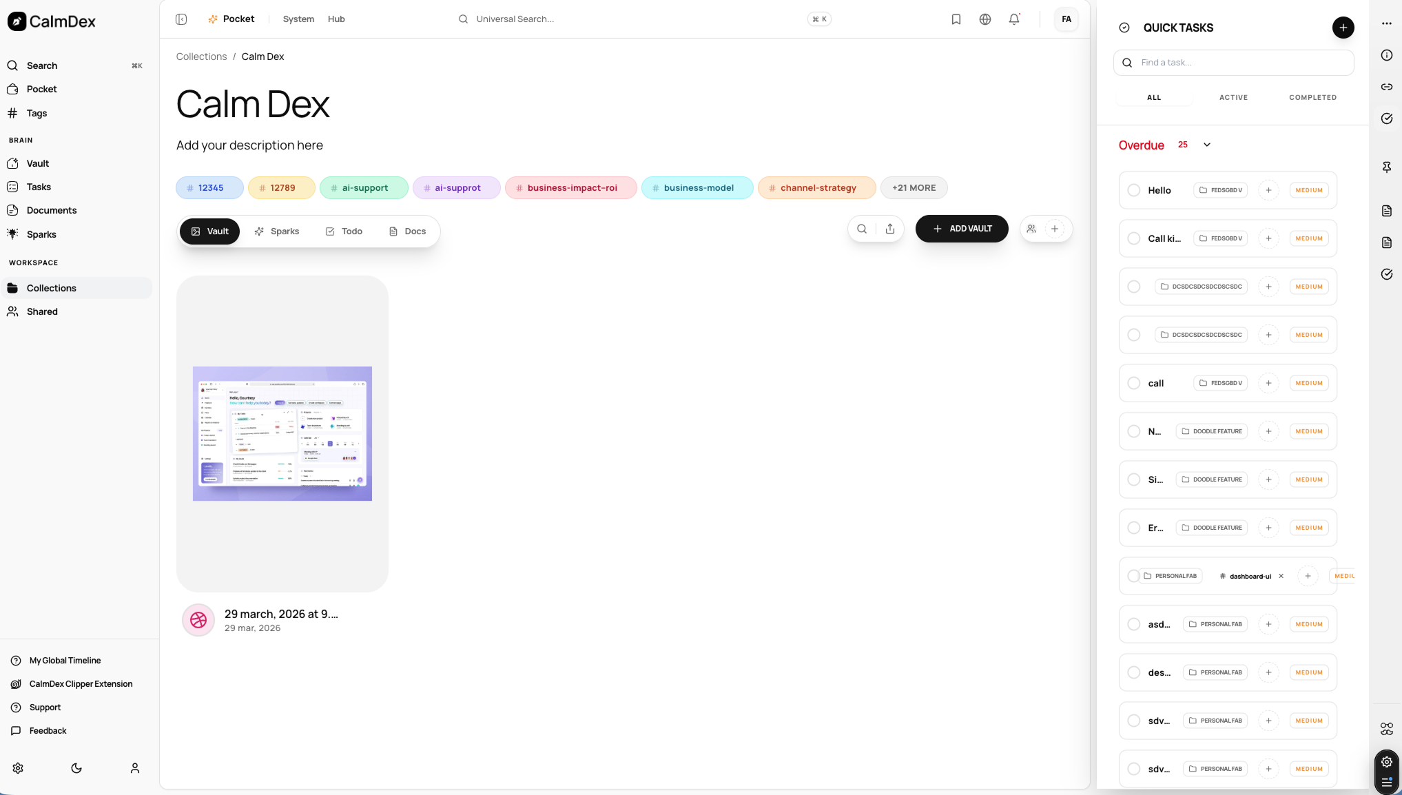 CalmDex gallery image