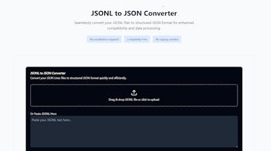Convert JSONL to JSON Online gallery image
