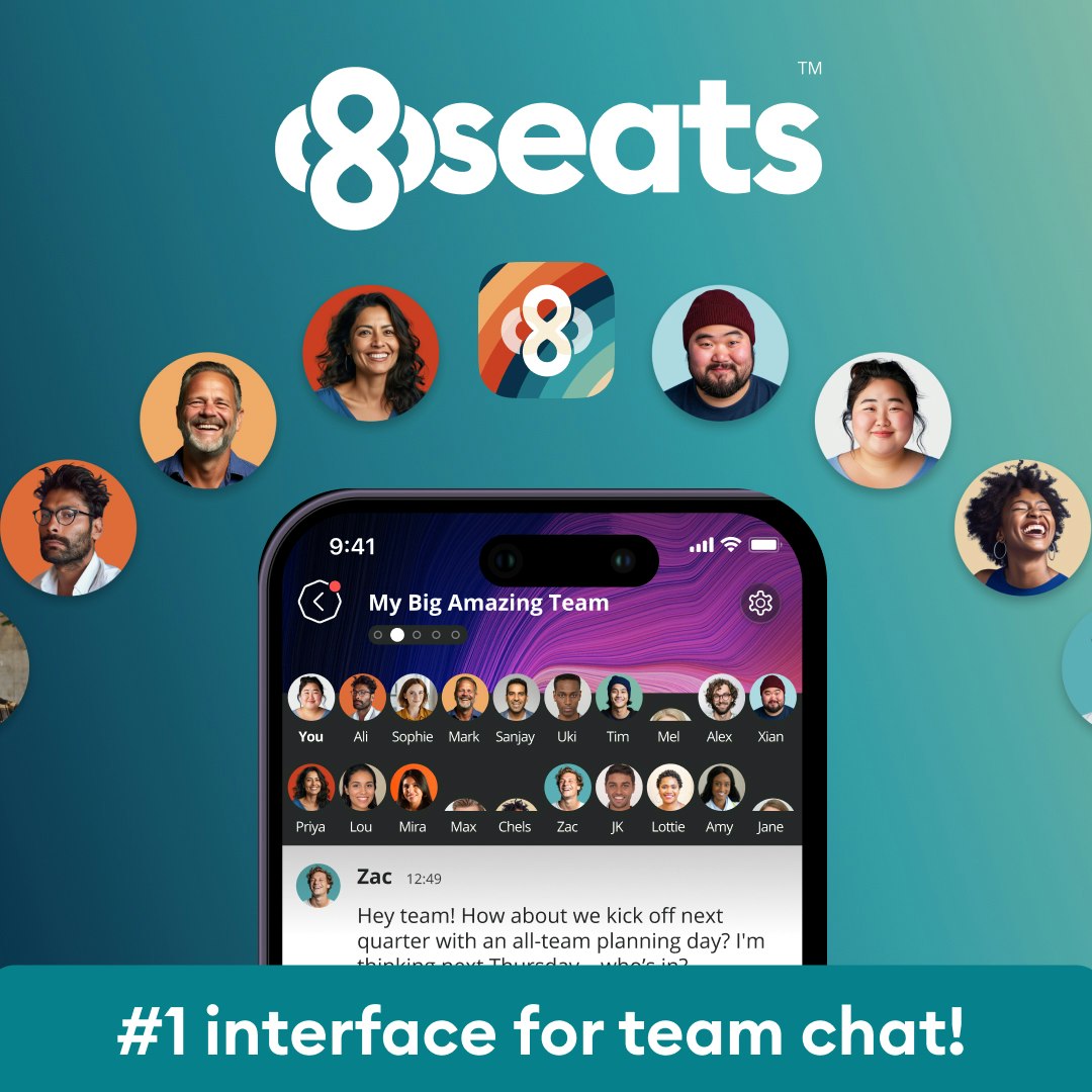 startuptile 8seats-Messaging Evolved. Get more stuff done with your team.