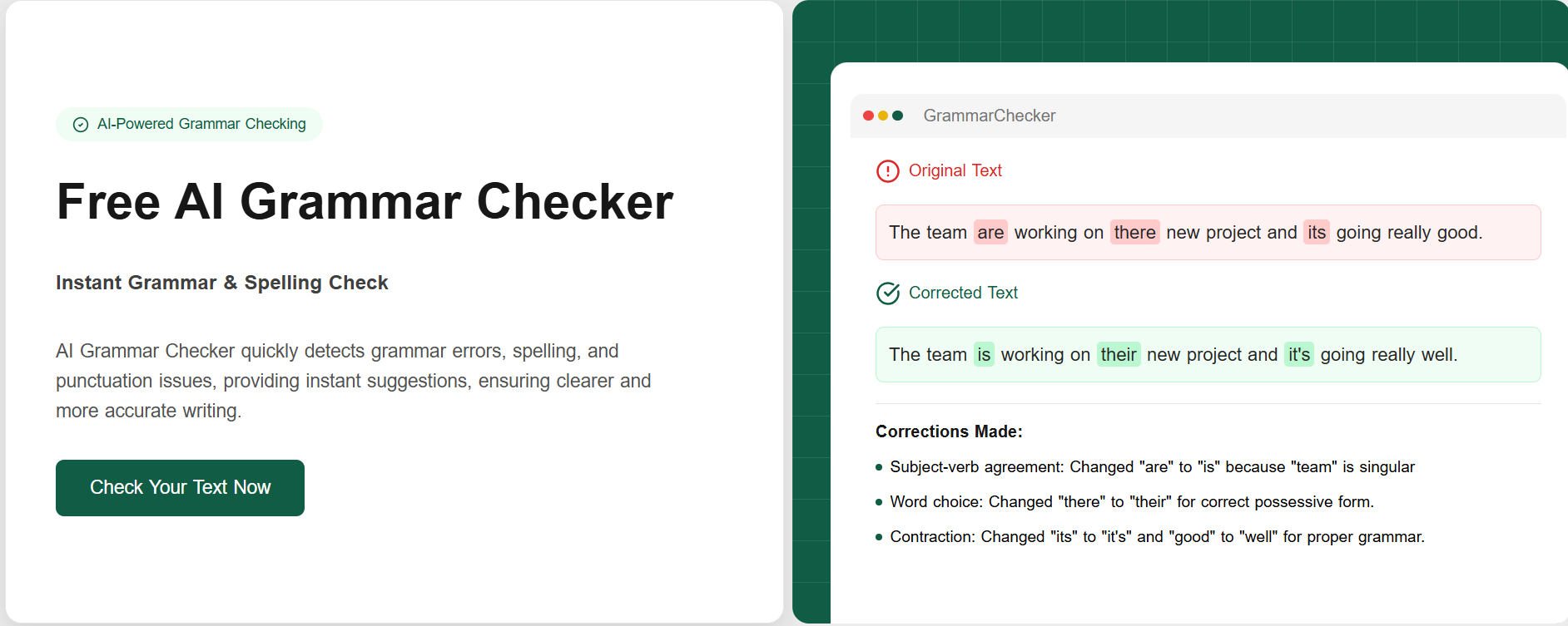 AI Grammar Checker - Screenshot 2 preview