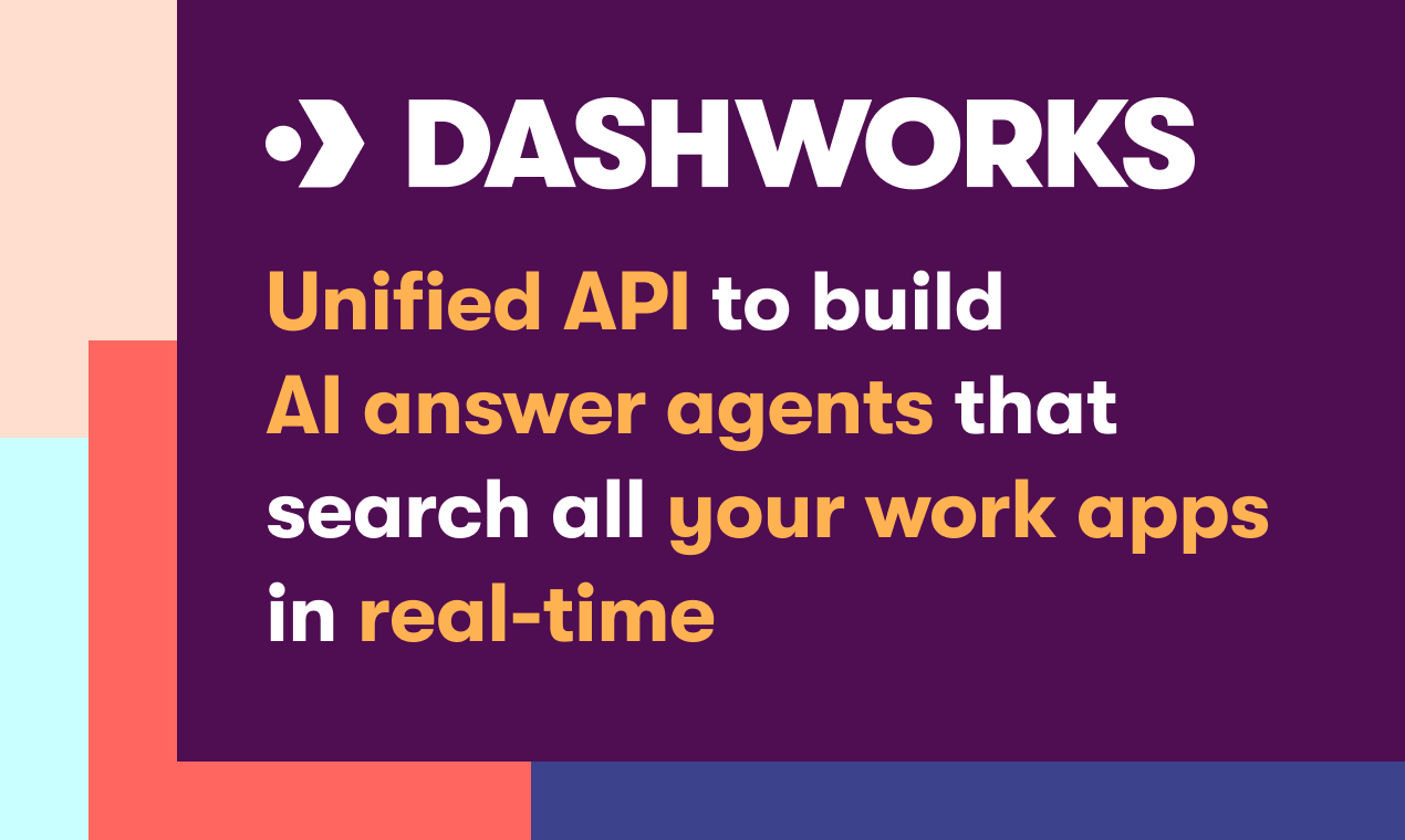 startuptile Dashworks Answer API-One API for unified AI answers across apps