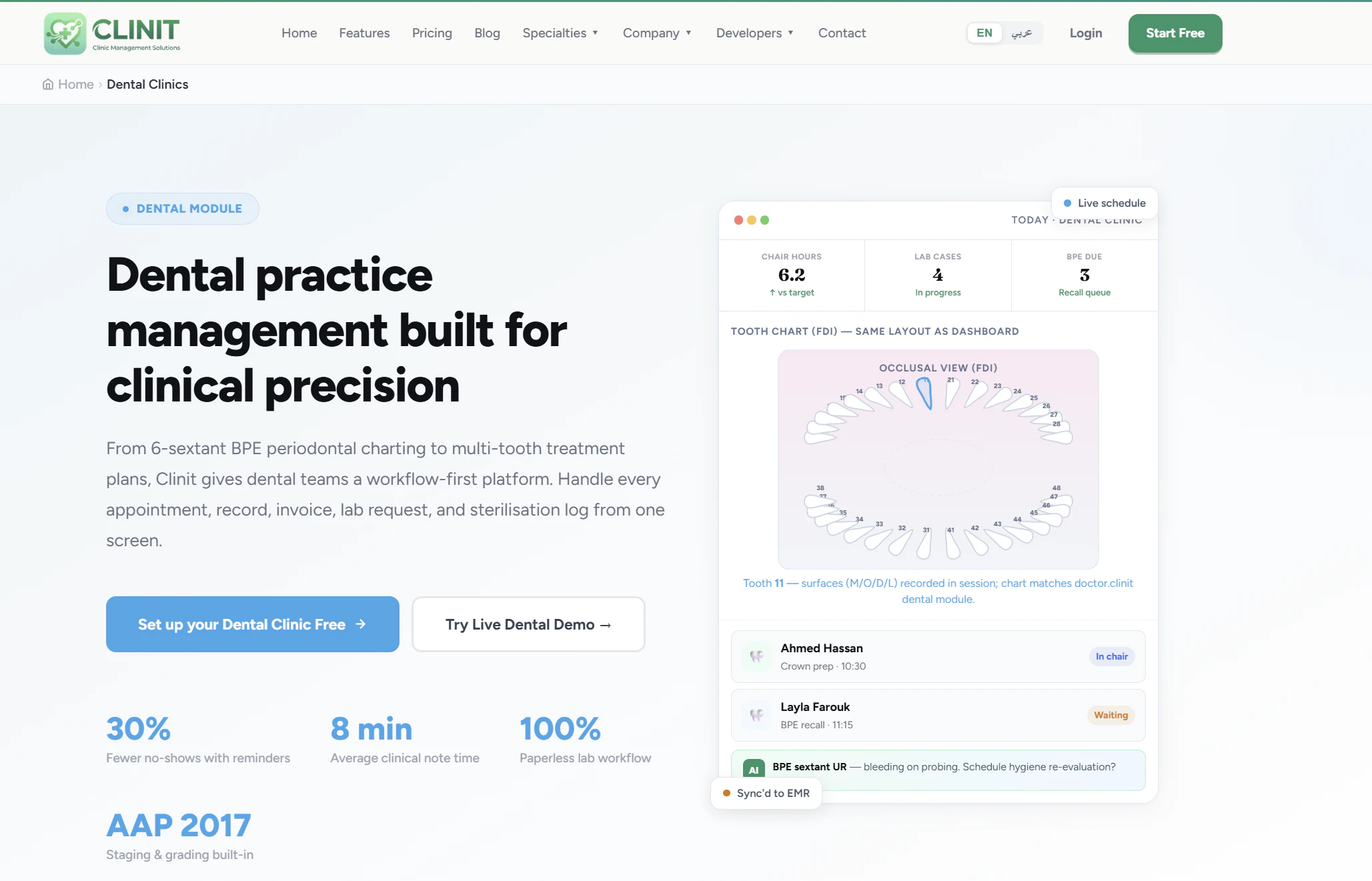Clinit screenshot 2