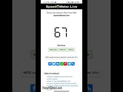 Live GPS SpeedoMeter Online gallery image