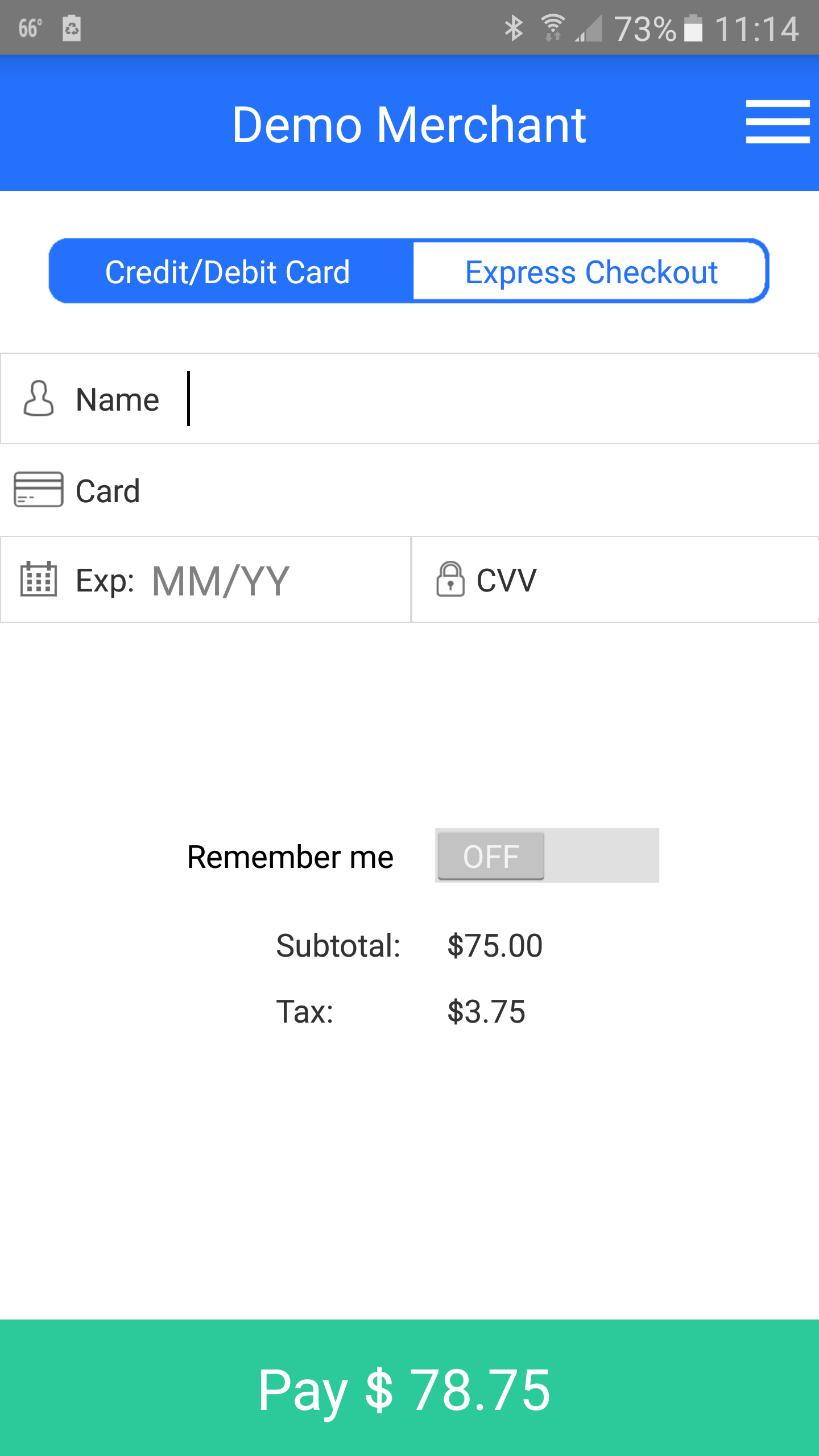 BlueSnap Android SDK gallery image