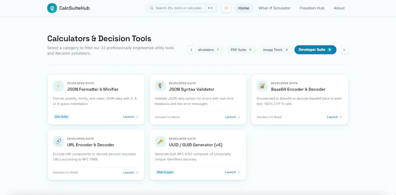 CalcSuiteHub screenshot 5